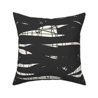 Abstract Birds in the Air (Black and White)(Jumbo/Oversized)(24")