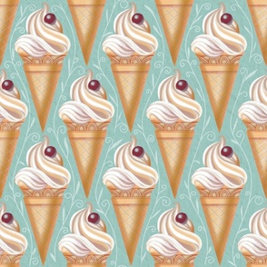 Ice Cream Fantasies - Soft Serve cone [Light mint]
