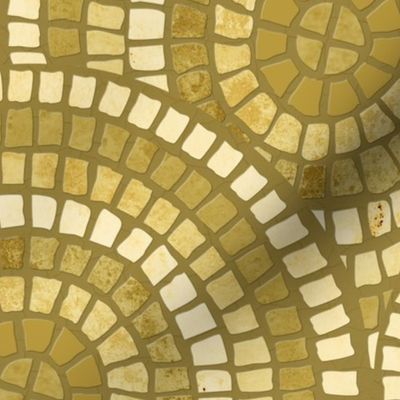mosaic  Scallop Tile