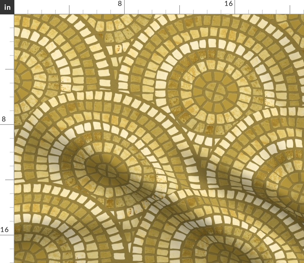 mosaic  Scallop Tile