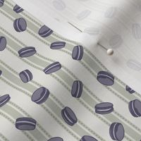 Purple Macaroons and Green Imperial Stripes, Small