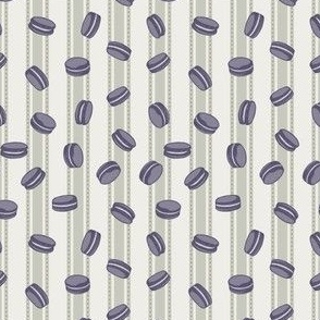 Purple Macaroons and Green Imperial Stripes, Small