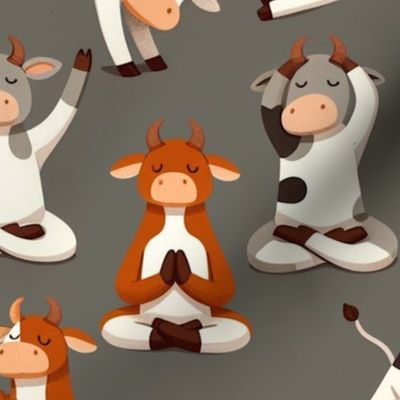 Yoga Cows