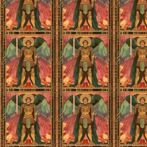 Archangel Michael's Valor: A Celestial Tapestry