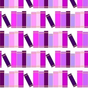 Books in Pinks and Purples