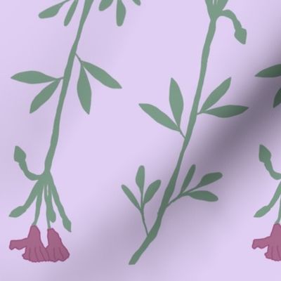 Floral Pale Purple