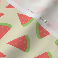 watermelon, summer, fruit, yellow, beach, exotic, pool party (small)