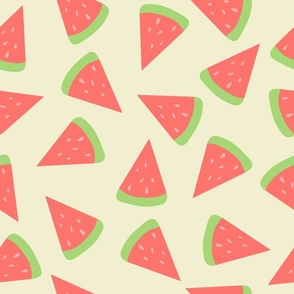 watermelon, summer, fruit, yellow, beach, exotic, pool party (large)