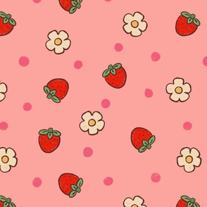 Sweet Strawberry Blossoms