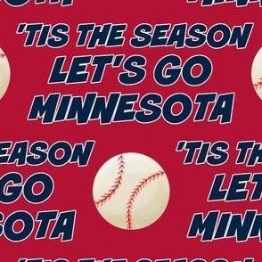 'TIS THE SEASON, LET'S PLAY BALL, BASEBALL, MINNESOTA