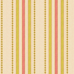 velvet stripes in pink and lime