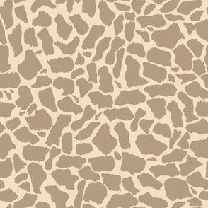 Giraffe Animal print  Brown Cream(SM)