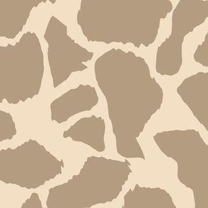 Giraffe Animal print  Brown Cream(LG)