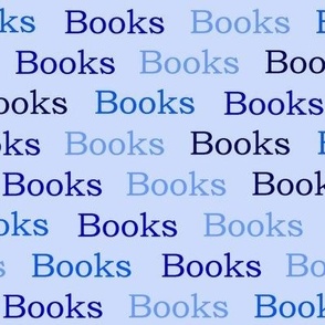 Books Words Blue 