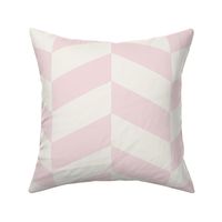 Soft-pastel-light-piglet-pink-and-cream-white-chevron-zigzag-XL-jumbo