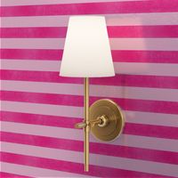 L – Neon pink stripes – geometric watercolor hi vis tropical fruit summer pinstripes
