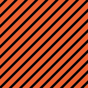 Black Diagonal Line Pattern On Orange Background