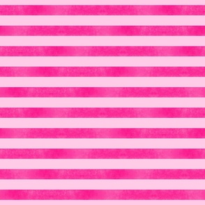 M – Neon pink stripes – geometric watercolor hi vis tropical fruit summer pinstripes