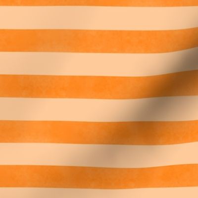 M – Neon orange stripes – geometric watercolor hi vis tropical fruit summer pinstripes
