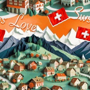 Swiss love  orange