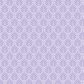SMALL Lavender Leaf 0038 K purple violet flora modern geometric abstract art deco botanical art texture