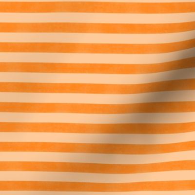 S – Neon orange stripes – geometric watercolor hi vis tropical fruit summer pinstripes