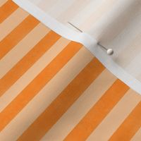 S – Neon orange stripes – geometric watercolor hi vis tropical fruit summer pinstripes