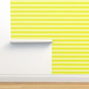 S – Neon yellow stripes – geometric watercolor hi vis tropical fruit summer pinstripes