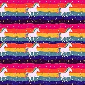 Rainbow Unicorn Stripes