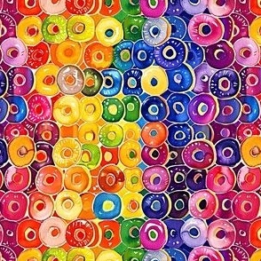 Rainbow Donuts