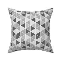 Small Geometric Triangles, Neutral Grey Tones