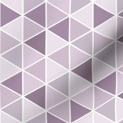 Small Geometric Triangles, Lilac Tones