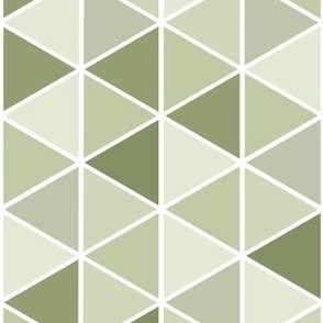 Small Geometric Triangles, Spring Green
