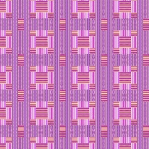 boho stripes textured lilac pink magenta 