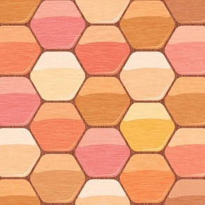 Geometric Honeycombs Pattern