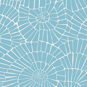 Sun Mosaic Tiles- Blue