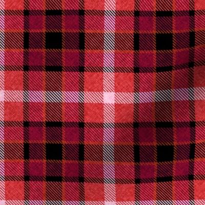 Apple Plaid Straight Set in Red