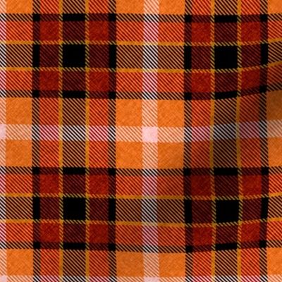 Apple Plaid Straight Set in Orange