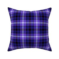 Apple Plaid Straight Set in Dark Purple Blue