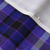 Apple Plaid Straight Set in Dark Purple Blue