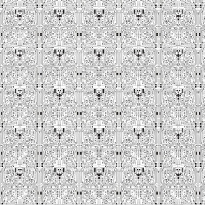 Techno Precision - Monochrome Printed Circuit Board Pattern