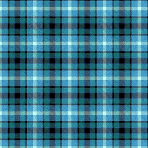 Apple Plaid Straight Set in Sky Blues