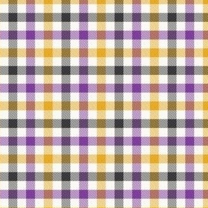 small buffalo plaid / nonbinary pride flag