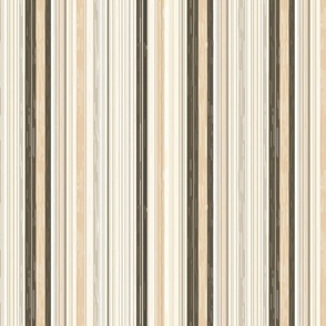 Earthy Elegance - Varied Vertical Stripe Pattern