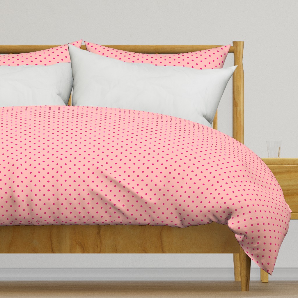 Carnival Polka Dots - Peach Pink