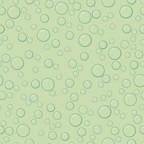 Bubbles sea green