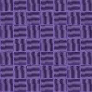 Painted Lines Check Cult Purple