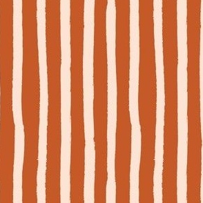 pink and rust hand drawn stripe for my whale of a time collection- feeling peachy