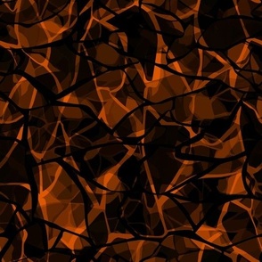 black orange trendy modern abstract pattern