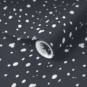 Dalmatian Spots Opposite Charcoal- Large Print-14